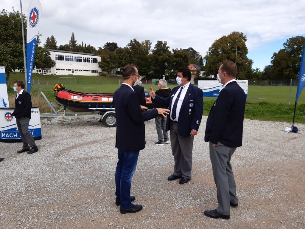 Andreas Lehner und Markus Leiter im Gespräch über das neue Rettungsboot